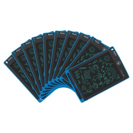 mafiti 10 Pack LCD Writing Tablet 8.5 Inch Electronic Drawing Pads for Kids Portable Ewriter Doodle Board Blue