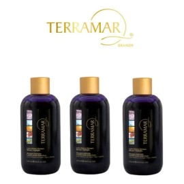 3 Shampoo Matizador De Cabello Teñido Terramar® 250ml