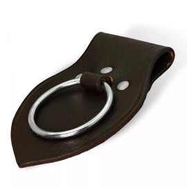 Armory Replicas Universal Functional Genuine Bovine Leather Medieval Axe Ring Frog | 8 Colors - Brown