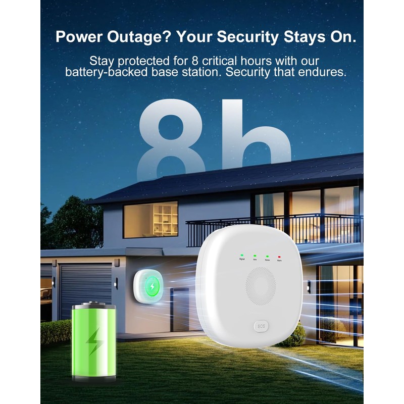 WiFi Wireless Home Security System - Smart Home & Business