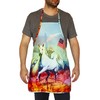 Funny Guy Mugs Pizza Kitchen Apron with Pockets - Adjustable