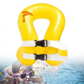 Yellow Buoyancy Swim Vest Life Jacket for Water Parks Sports Equipment