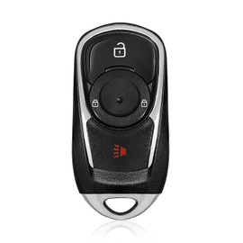 Keylessbest Key Fob Remote Replacement for 2018 2019 2020 Buick Regal 3 Buttons 433MHz HYQ4EA,Black