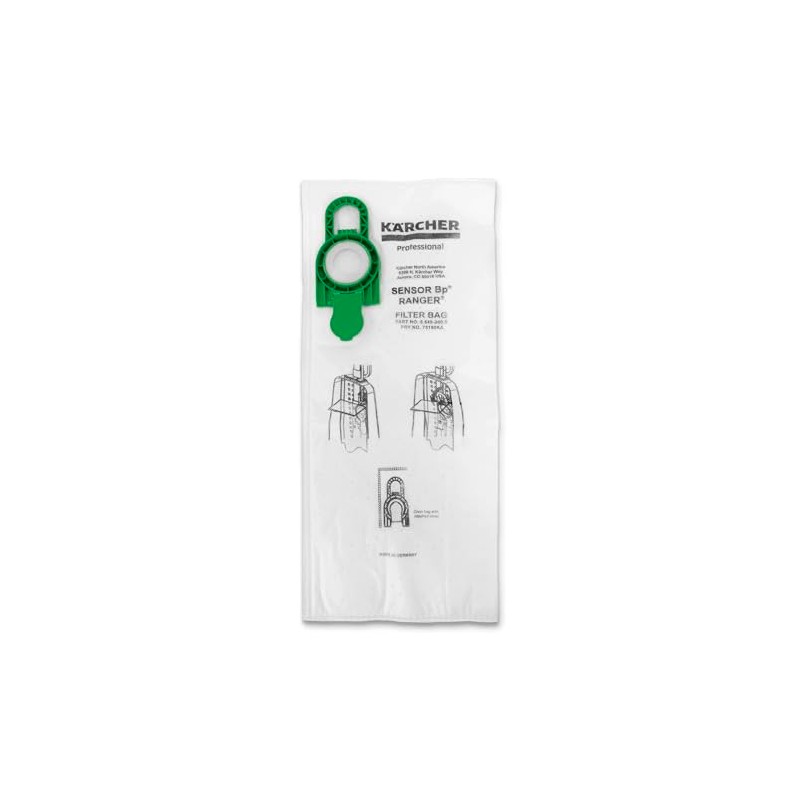 Kärcher - 10 Pack Vacuum Bags for Karcher Ranger Upright