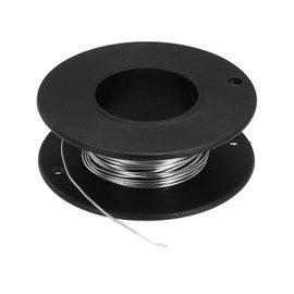 sourcing map 21 Gauge/0.7 mm Nichrome 80 Cr20Ni80 Heating Resistance Wire 13ft High Temperature for Electronic Components Repairing, Black