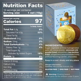 Hanukkah Chocolate Gelt Gold Coins In Mesh Bag - Milk Chocolate Coins - OUD Kosher Certified (40 Mesh Bags)