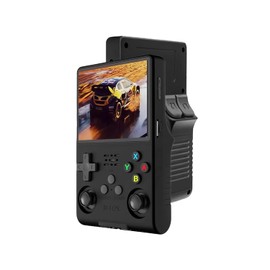 R40S Consola Portátil Retro - 256GB 45,000+ Juegos Clásicos, 30 Emuladores Pantalla IPS 3.5" Mini Consolas de Videojuego, Batería 3800mAh Consola Retro Portatil Diseño Compacto (Negro)