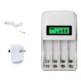 Lion Tools Cargador De Pilas Aa Y Aaa Indicador De Carga Digital Lion