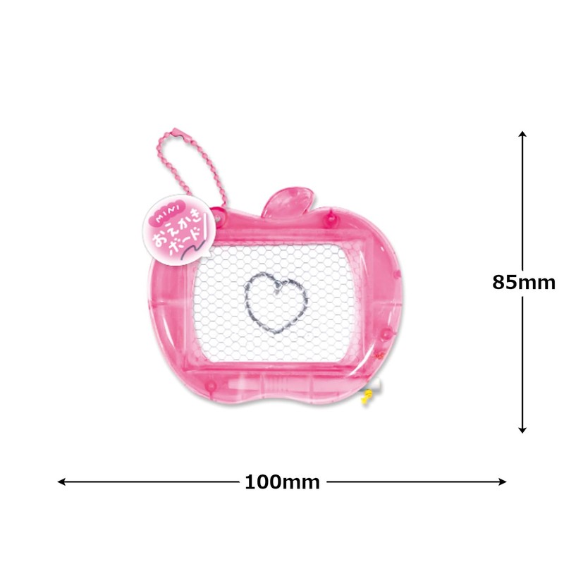 Coolia 96350 Keychain & Mascot Mini Drawing Board, Candy Pink