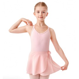 HiDance Ballet Leotards with Dance Skirt and Tights for Girls Toddler Dance Dress Outfit Combo (Ballet Pink 4-5 Years)