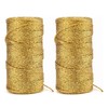 YEWCEP Gold Thread, 2 Rolls of Gold Cord, 1.5 mm