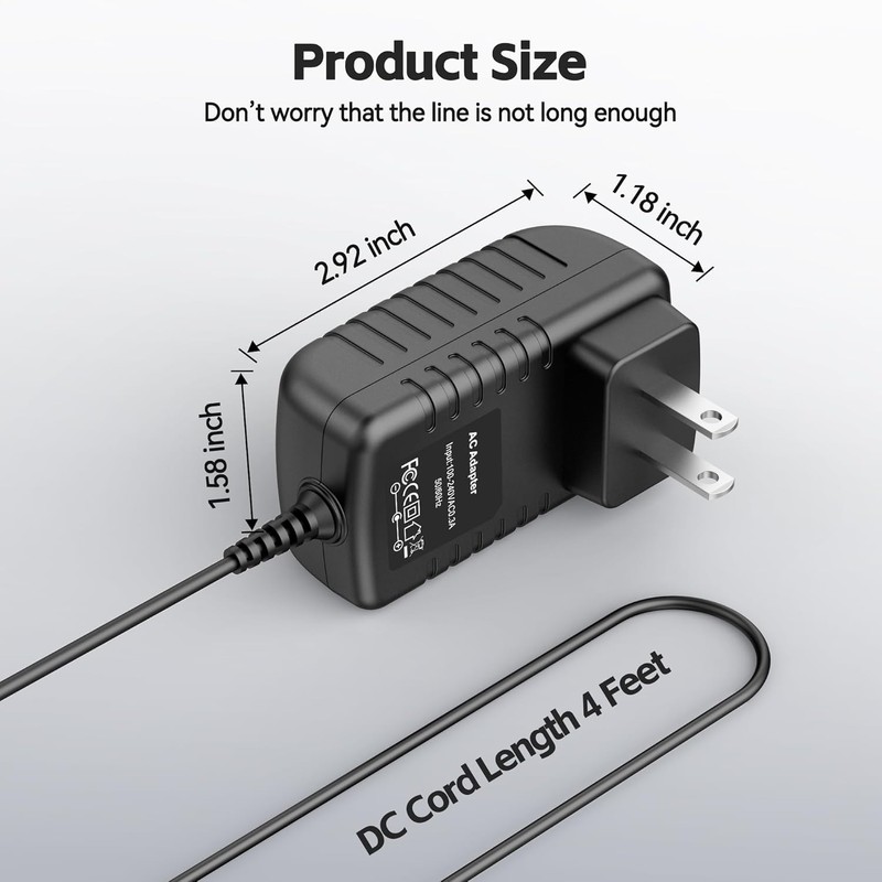 CJP-Geek 5V Charger Compatible with SCRIB3D P1 3D Printing Pen