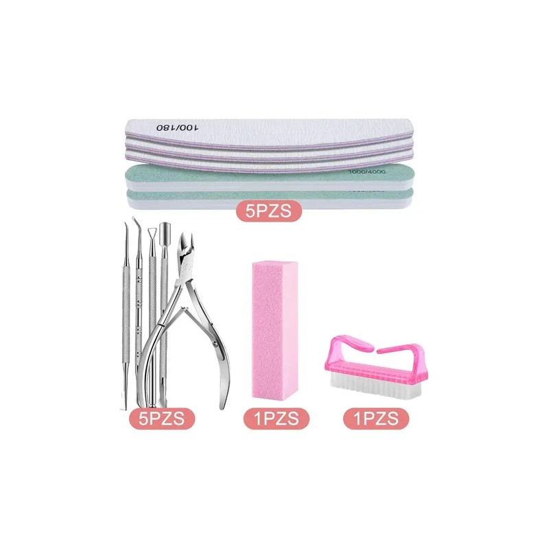 12 Pcs Limas Para Uñas Manicure Y Limas Para Uñas