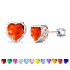 Liaya 925 Sterling Silver Earrings for Women Girls Kids, Love