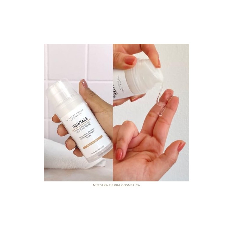 Nuestra Tierra Cosmética Kit Despigmentante para Zonas Íntimas, Crema Genitals