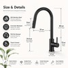 Touch Kitchen Faucet for Sink – Pull-Out Sprayer with 360°