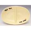 Kakamoto SOUSEN Medium Plate, Orange, 7.1 inches (18 cm), Setoyaki