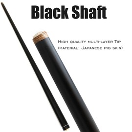 Tai ba cues 2-Piece Pool cue Stick, 13mm Tip, Short 48" Junior Kid cue, Hardwood Canadian Maple Professional Billiard Pool Cue Stick 18,19 Oz Pool Stick (Selectable)-Blue, Black, Green, Red