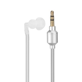 KUIDAMOS Air Tube Earbuds White Prop in Ears 3.5mm Air Tube Headset Ergonomic Replacement Earpiece Acoustic Tube Ear Buds not Visible for Laptop Tablet,Mp3,Phone Earbud Headphones