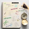 HICOHAND 40 Sheets Word Stickers Set for Journaling, Quote Stickers