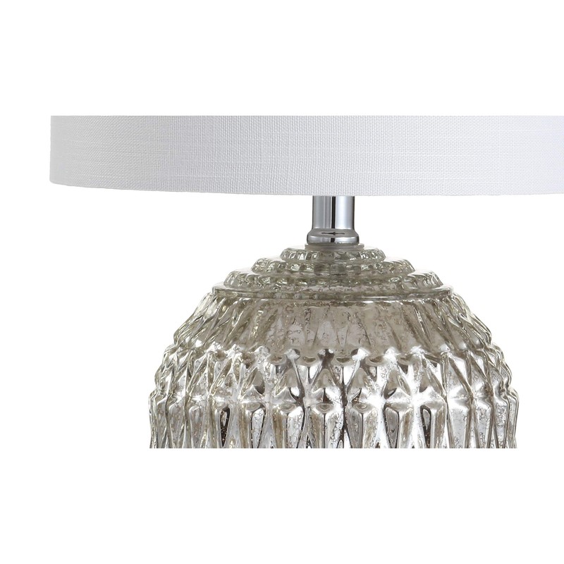 JONATHAN Y JYL1041A Krister 20.5" Glass/Metal LED Table Lamp, Contemporary