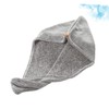 Baluue Quick Drying Bamboo Charcoal Hair Drying Cap for Women