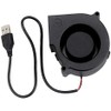 AITRIP 2pcs 75mm Blower 5V USB 75x30mm 7530 Brushless DC