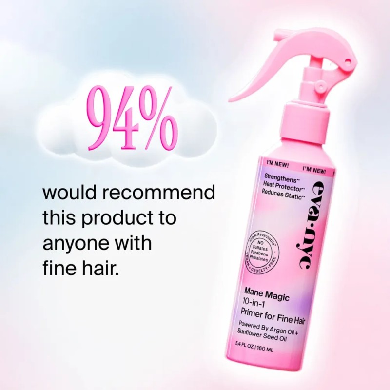 Eva Nyc Primer 10 En 1 Cabello Fino 6 Oz
