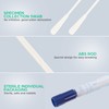 EXCEART 50 Sets Nasopharyngeal Specimen Flocked Swab Nasal Swabs Sterile