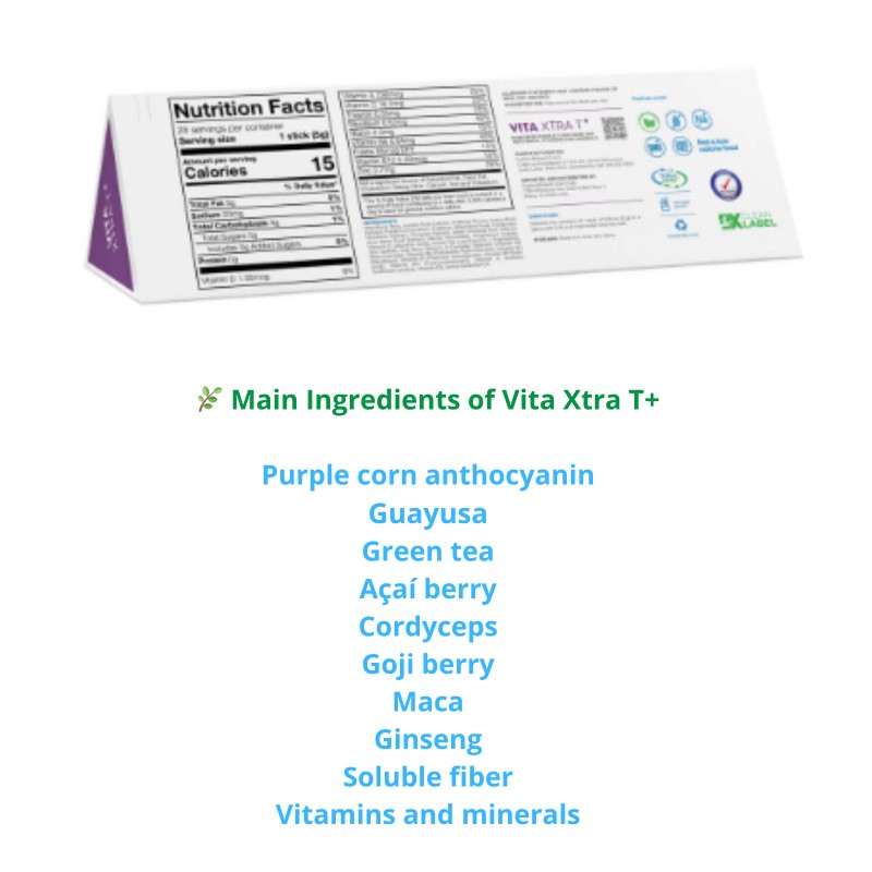 FuXion Vita Xtra T+ Functional Drink with Antioxidants and Daily