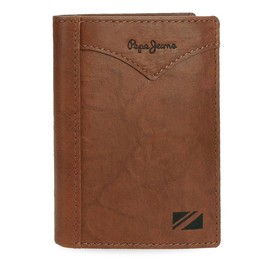 Pepe Jeans Jacket Vertical Wallet with Wallet, One Size, brown, Standard size, vertical wallet with purse