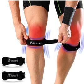 Riloché® Rodillera deportiva ajustable. Rodillera con soporte de rotula. Rodilleras voleibol, corredores, futbol, rodilleras crossfit. Rodillera elastica neopreno. Knee sleeves. Knee pads. Knee brace