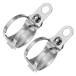 FUNOMOCYA 2 Pcs Motorcycle Turn Signal Fork Bracket for Fork Tubes Durable Indicator Mount Clamp for Custom Motorbikes and Cruisers