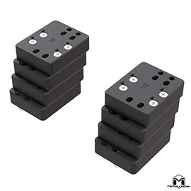 Metalcloak Rear Adjustable Bump Stops for Jeep Wrangler JK/JL and Gladiator JT (1" - 4"), 8 Pads