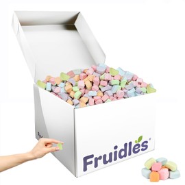 Fruidles Multicolor Mini Dehydrated Marshmallows in Resealable Bag - Mini Marshmallow Bits for Great Toppings (10 Pounds (Bulk))