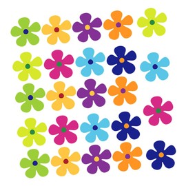 Kisangel 24Pcs Magnetic Flower Stickers for Car Fridge Cute DIY Decorative Magnets for Home Garage Soft PVC Magnets with Spring Theme Design for Adults