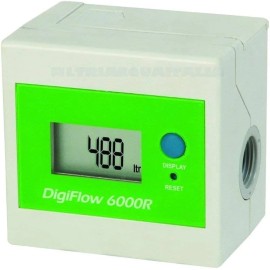Digiflow 6000 R digital water meter monitor counting down filters
