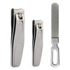 Apexay Nail Clipper Set is Crafted from Ultra-Sharp, Surgical-Grade Stainless