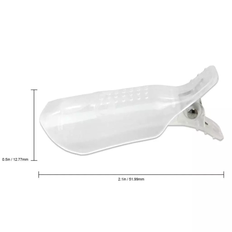 PANA 1pk Bow Ribbon Style White Acrylic Nail Soak Off