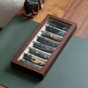 Bonaking Knife Display Case for 8 Pocket Knives Pocket Knife