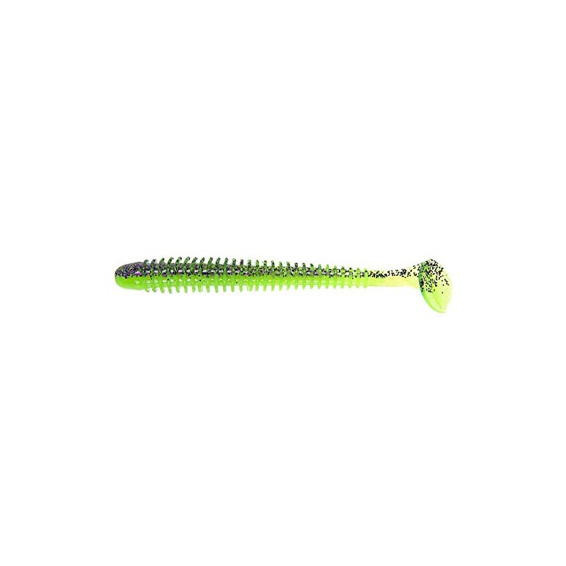 Keitech Swing Impact 4 Inch Purple Chartreuse (BA Edition)