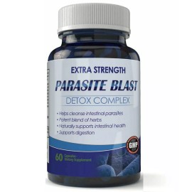 Extra Strength Parasite Blast Detox Complex 60 Capsules Exp 06/2019