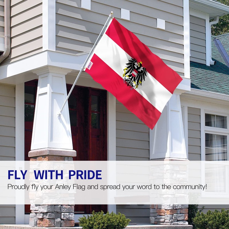 Anley Fly Breeze 3x5 Feet Austria with Eagle Flag -