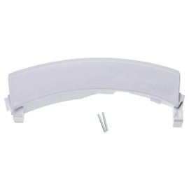 vhbw Door Handle Compatible with Bosch Logixx 8 WAS28363SN, WAS28365SN, WAS28442, WAS28442NL, WAS28443, WAS28443NL Washing Machine