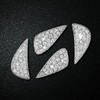 Jaronx Compatible with Hyundai Bling Steering Wheel Emblem 2013-2019, Sparkly