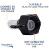 RecPro RV Plumbing Fitting 1/2" Swivel to 1/2" Barb |