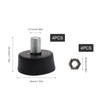 0XBIT Screw On Rubber Feet, Pack of 4 Rubber Feet,