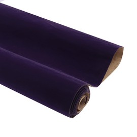14.5"x78.7" Self Adhesive Velvet Drawer Liner Roll Felt Fabric Velvet Flocking Liner for Jewelry Drawer Box Shelf Crafts (Purple)