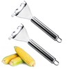Bntyok 2PCS Corn Planer Cutter Thresher Peeler Corn Thresher Cob