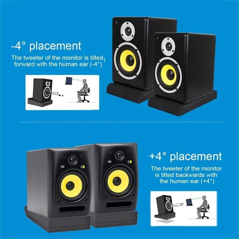 Snblzhef 1 Pcs Acoustic Foam Pads Studio Isolation Speaker Desktop